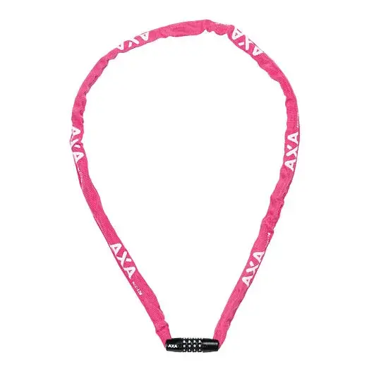 AXA Schloss AXA Rigid Chain RCC 120 Code rosa
