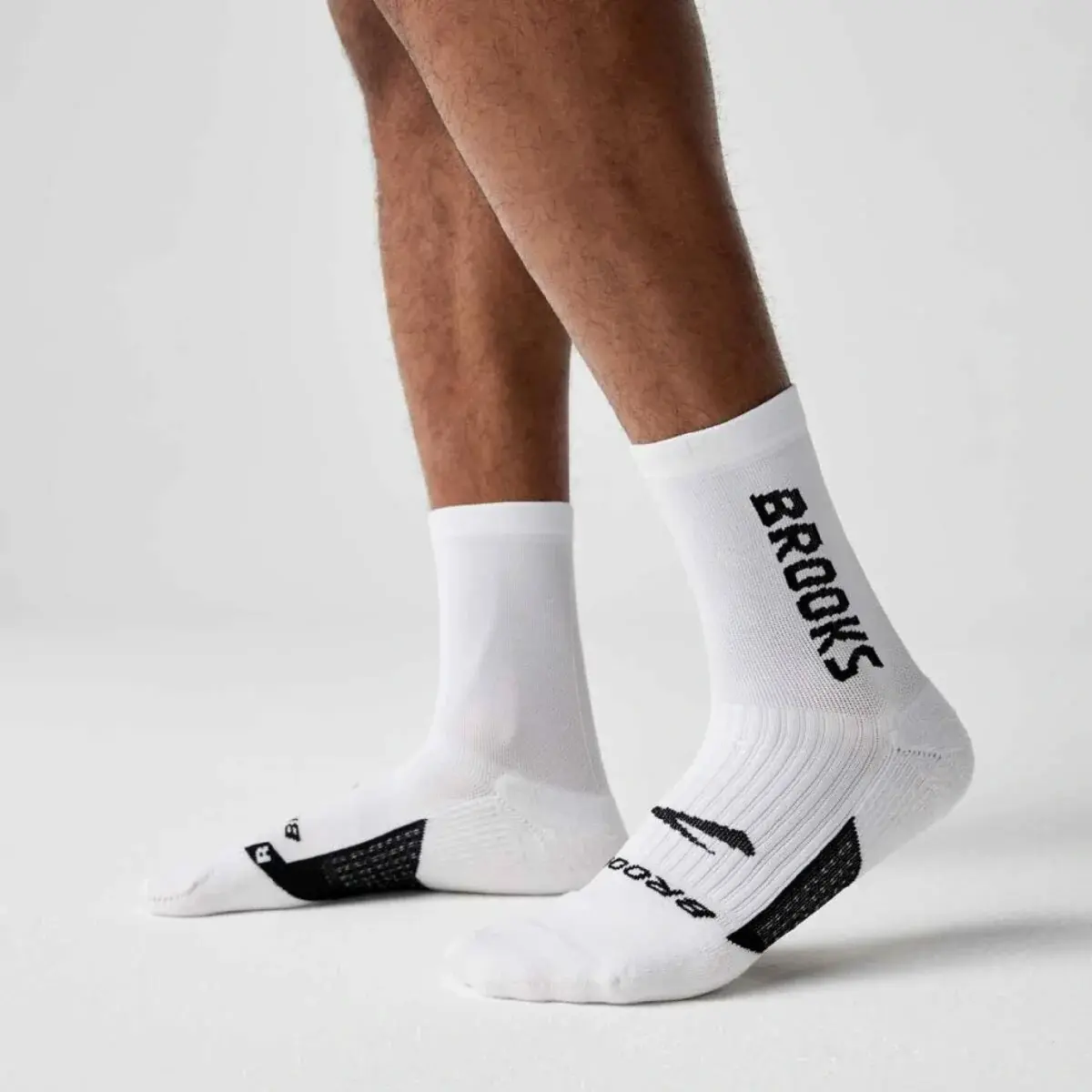 Laufsocken Brooks Ghost Crew weiß