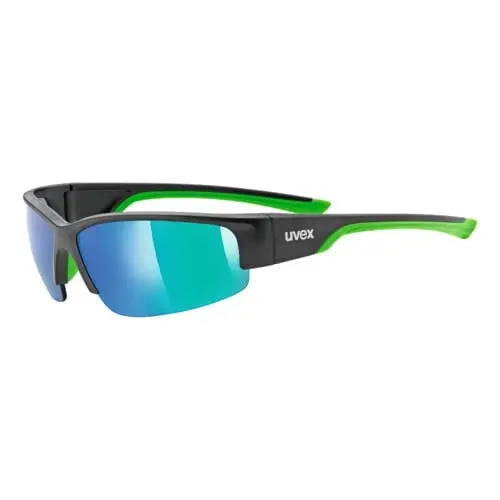 Brýle UVEX Sportstyle 215 Black Mat Green/Green