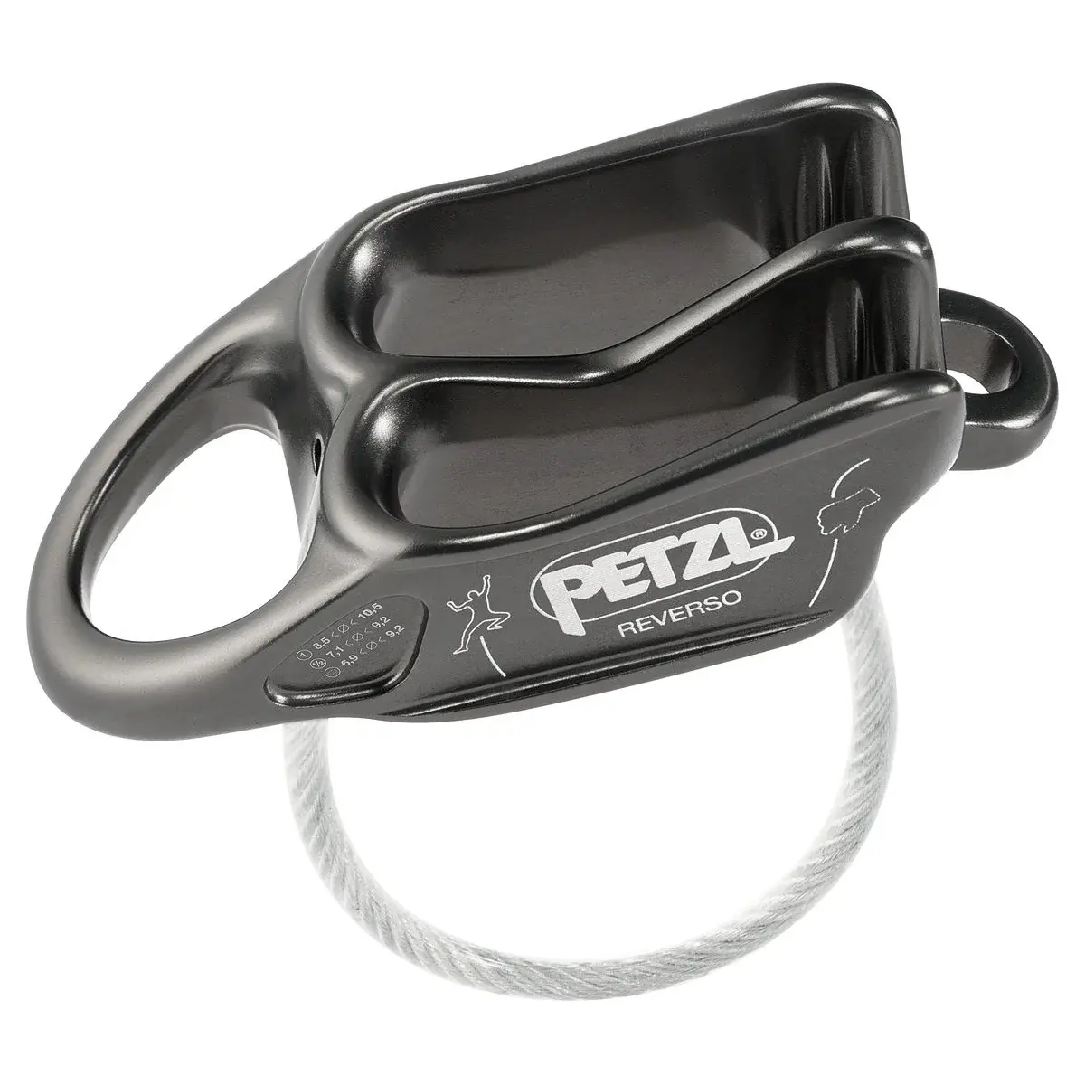 Brzda Petzl Reverso šedá