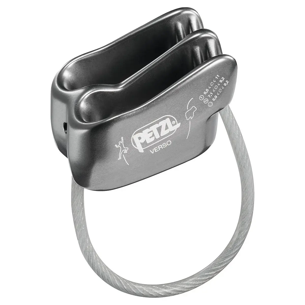 Brzda Petzl Verso šedá