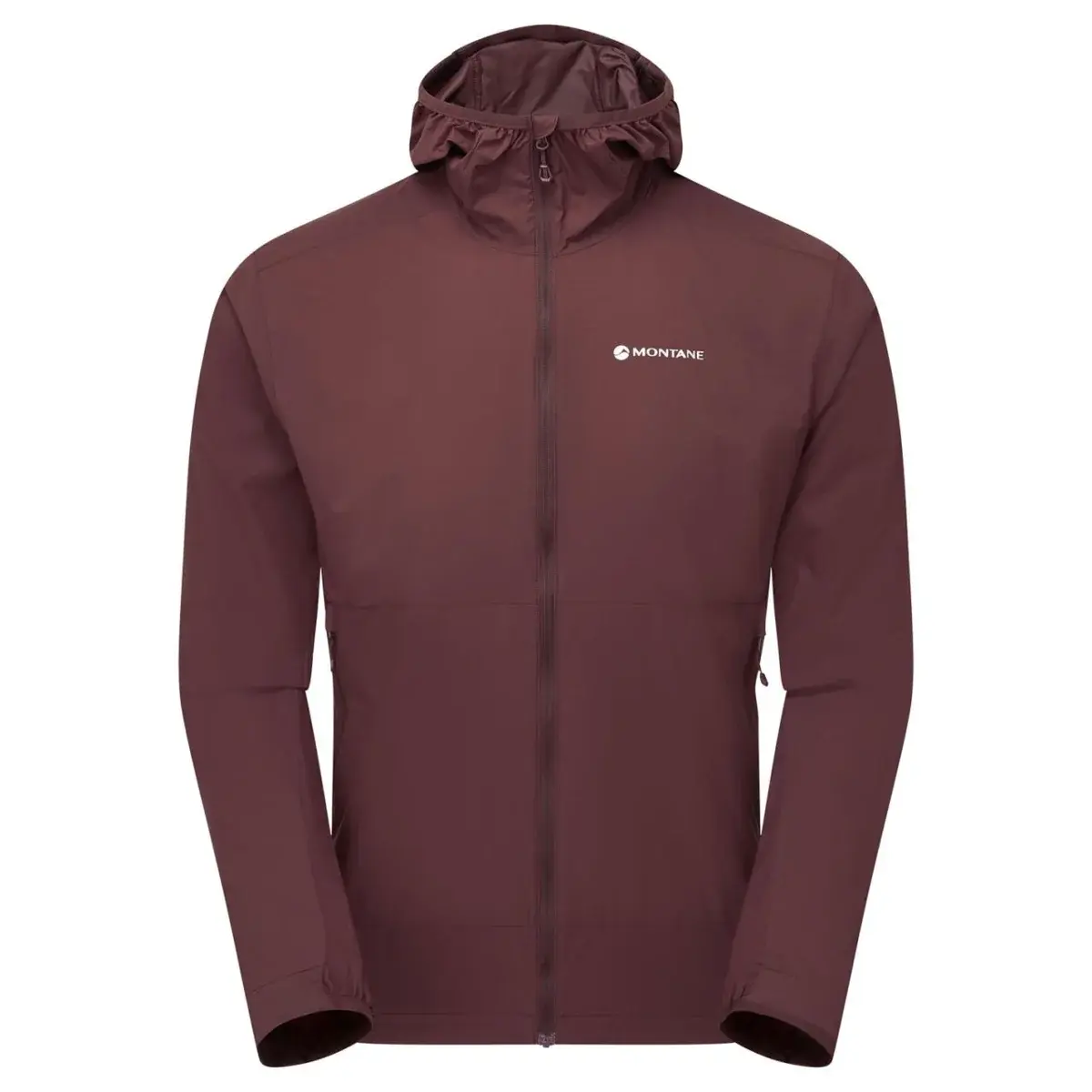 Bunda Montane Featherlite Hoodie dark garnet