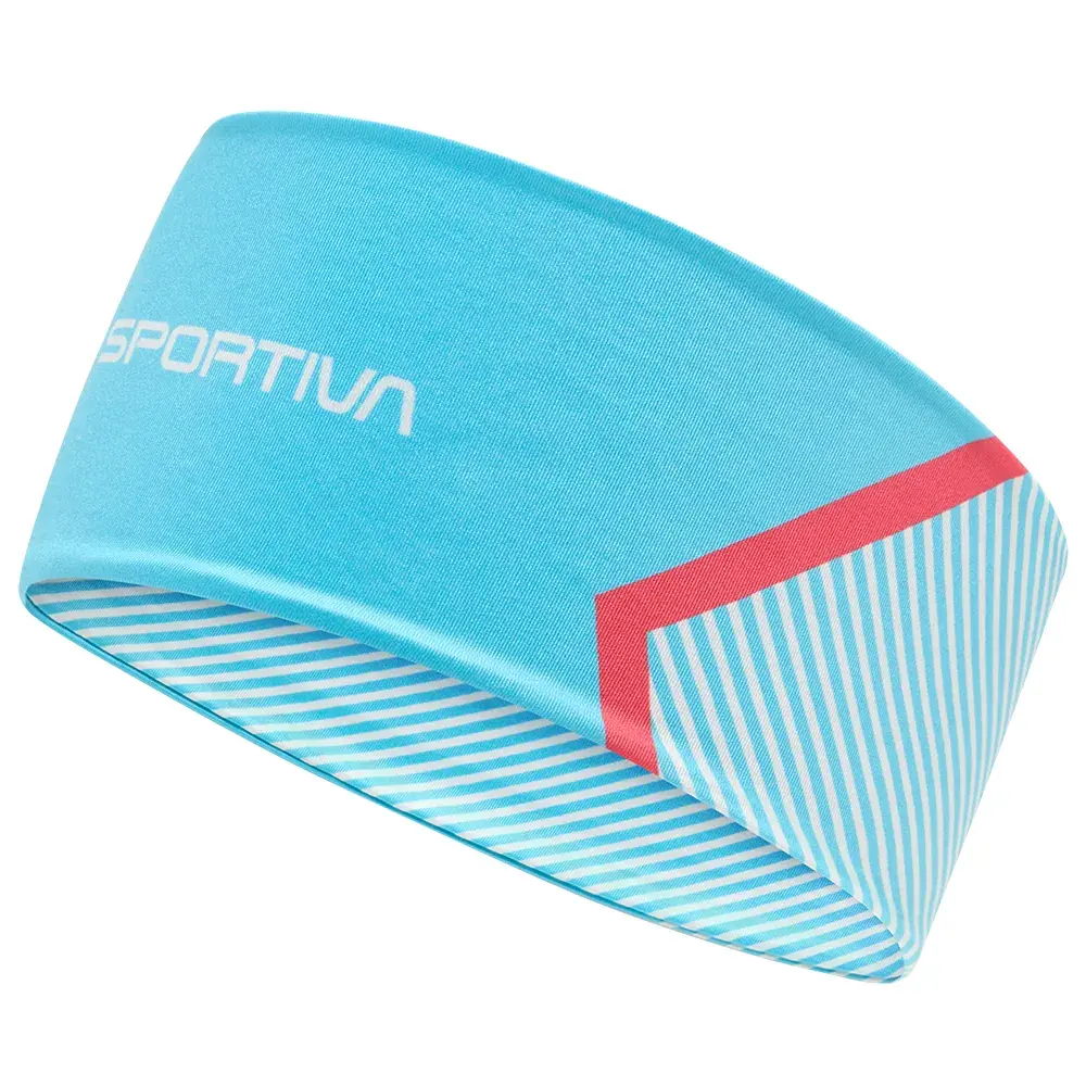 Stirnband La Sportiva Flow Headband malibu blue/hibiscus
