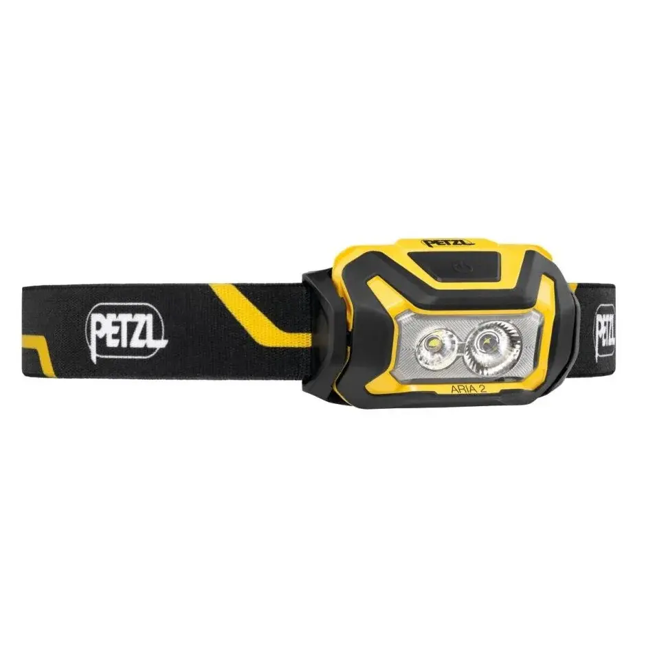 Petzl Stirnlampe Petzl Aria 2 schwarzgelb