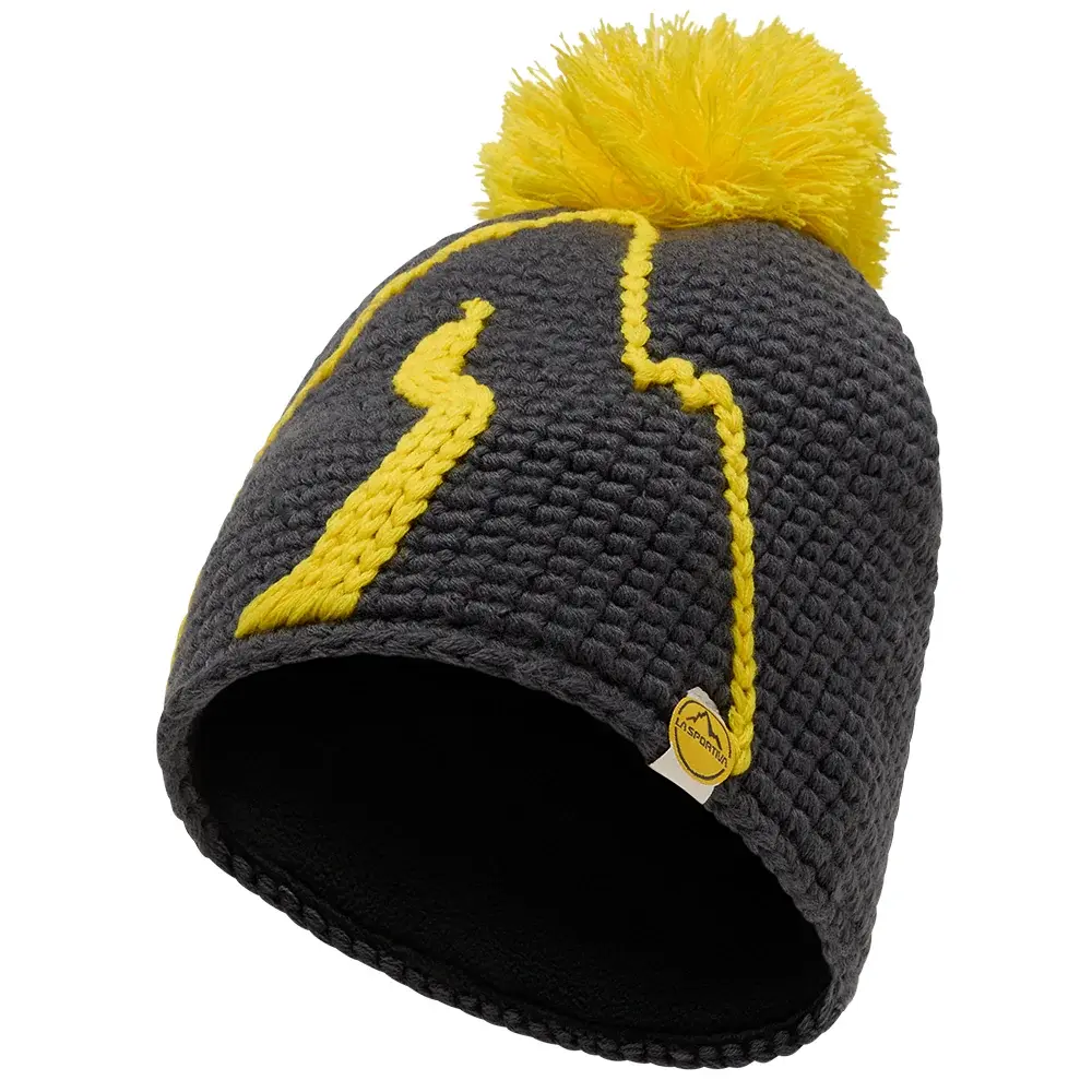 Mütze La Sportiva Dorado Beanie carbon/yellow