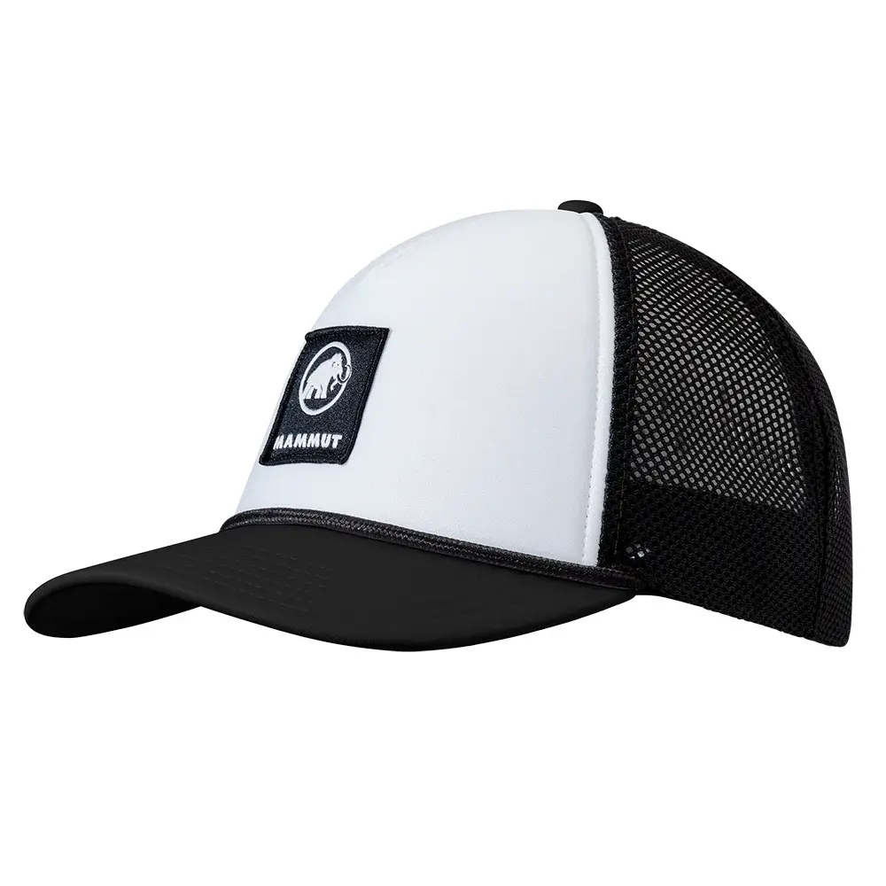 Mütze Mammut Crag Cap Logo white-black