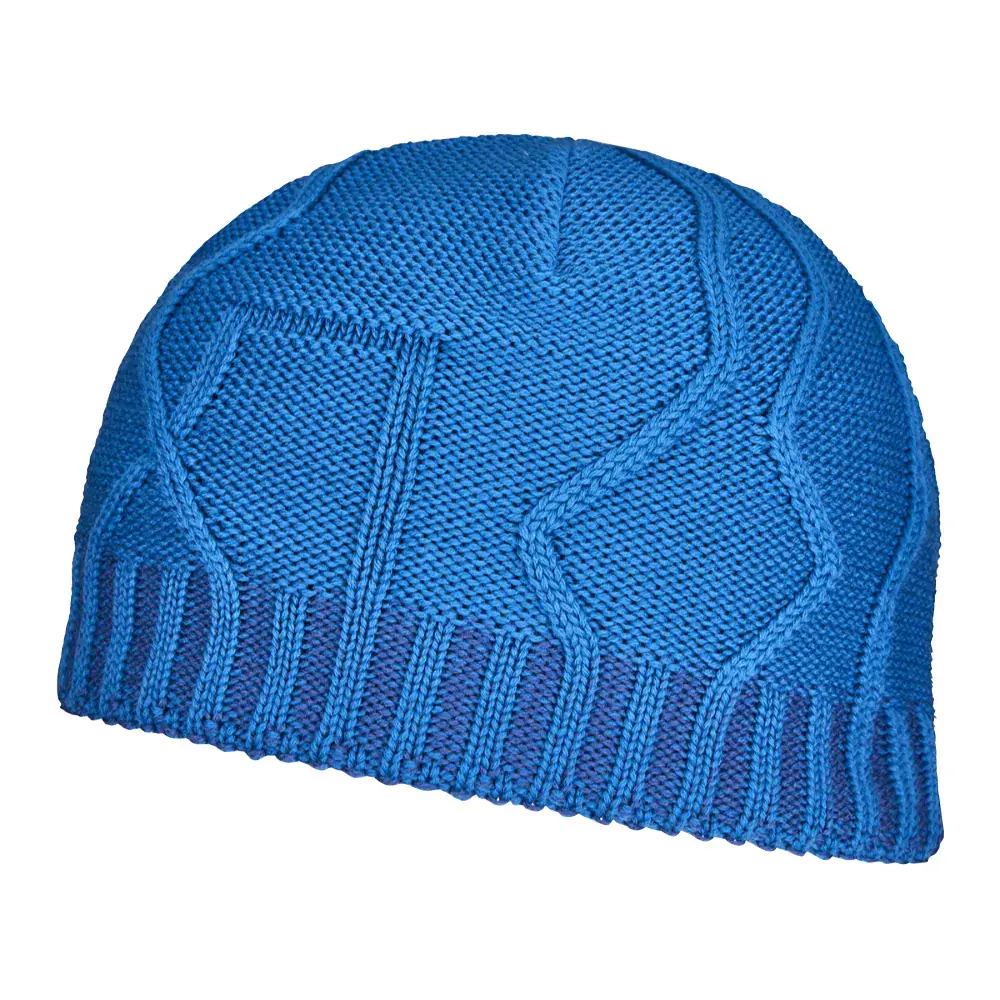 Ortovox Mütze Ortovox Merino Tangram Knit Beanie Mountain Blue
