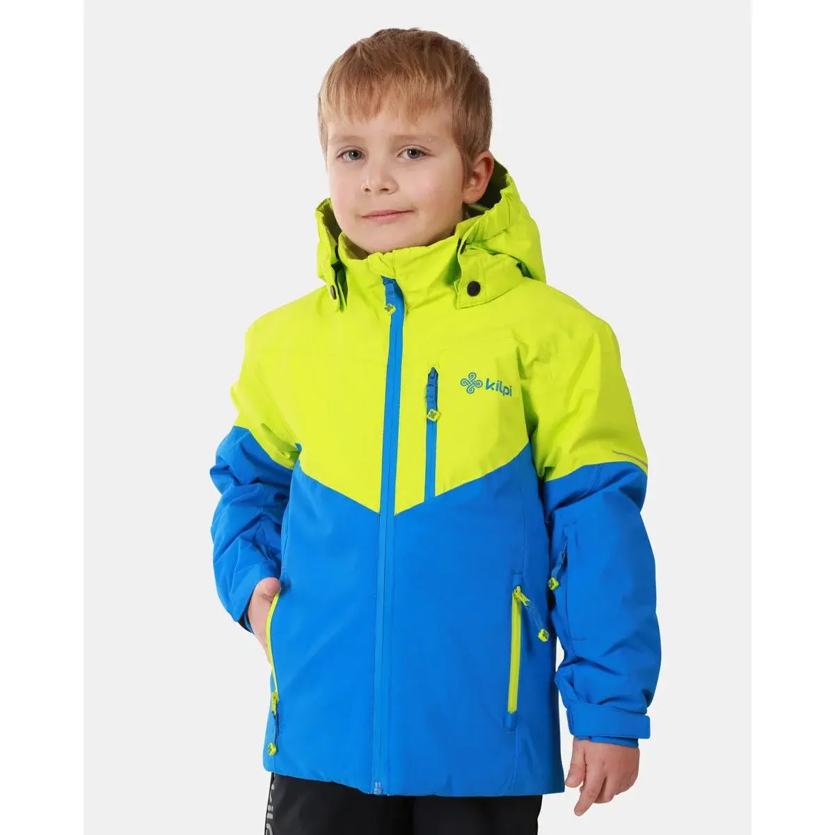 Chlapecká lyžařská bunda Kilpi Ferden-JB light green