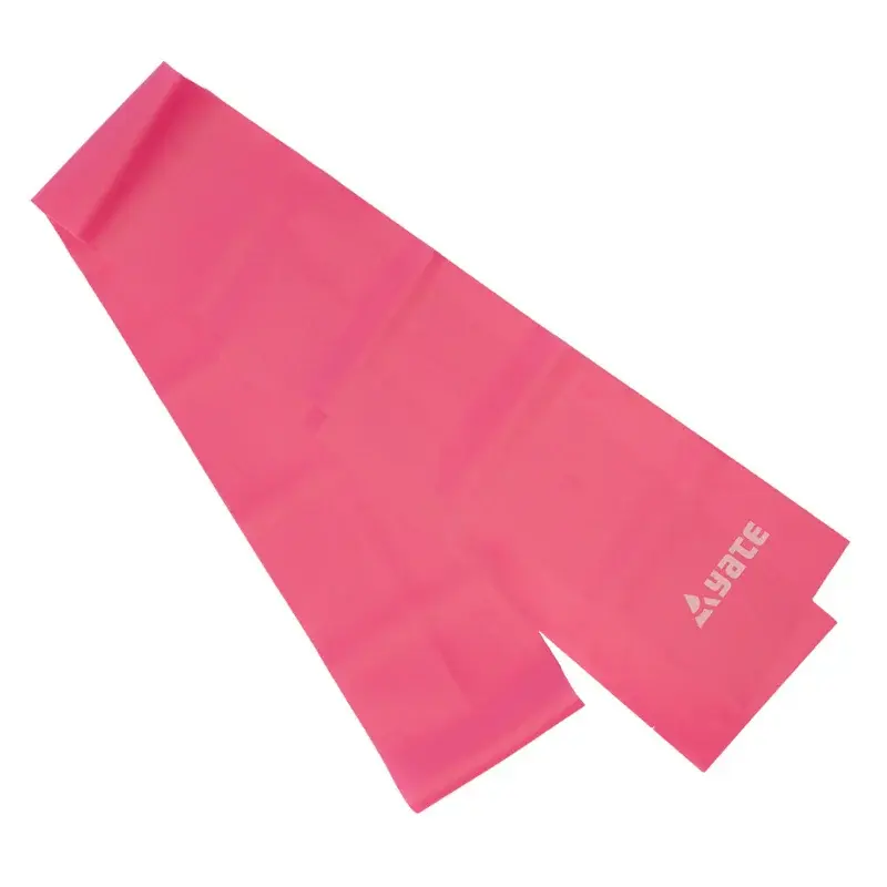 Trainingsband Yate Fit Band 120 x 12 cm mittelhart, rot