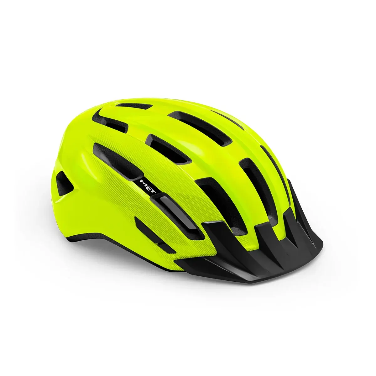 Fahrradhelm MET Downtown Reflex gelb
