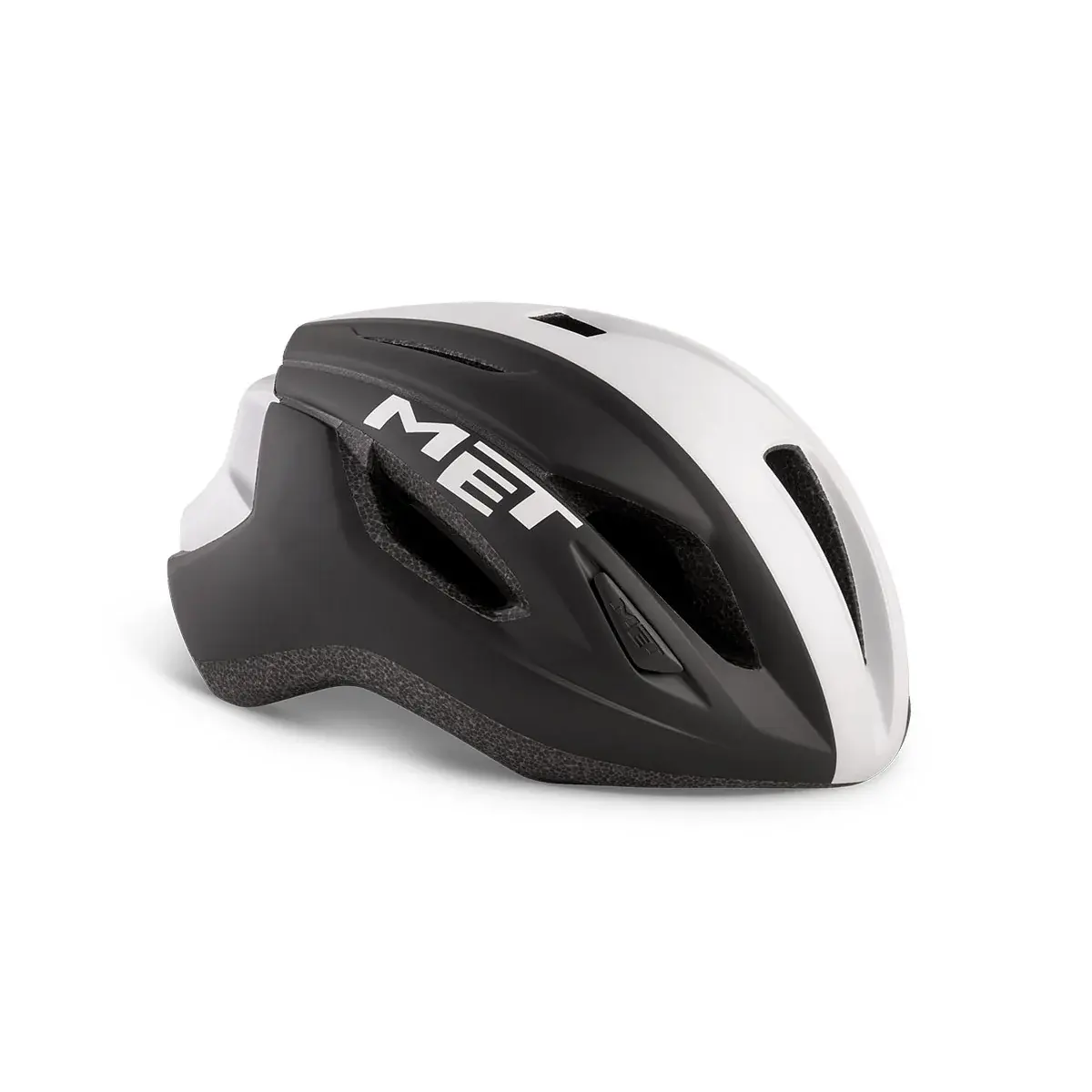 MET Fahrradhelm MET Strale schwarz/weiß matt