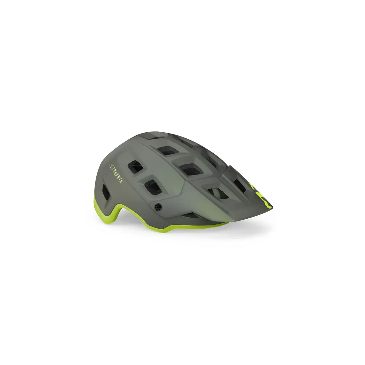 MET Fahrradhelm MET Terranova grau-lime