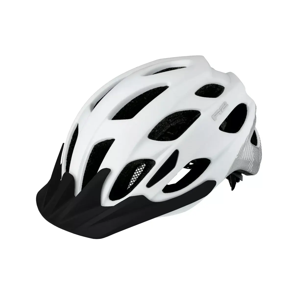 R2 Fahrradhelm R2 CLIFF weiß, grau