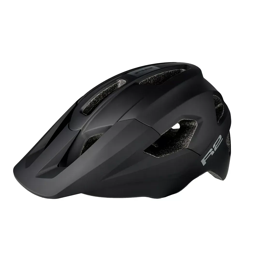 R2 Fahrradhelm R2 VORTEKS JUNIOR schwarz S:52-56cm