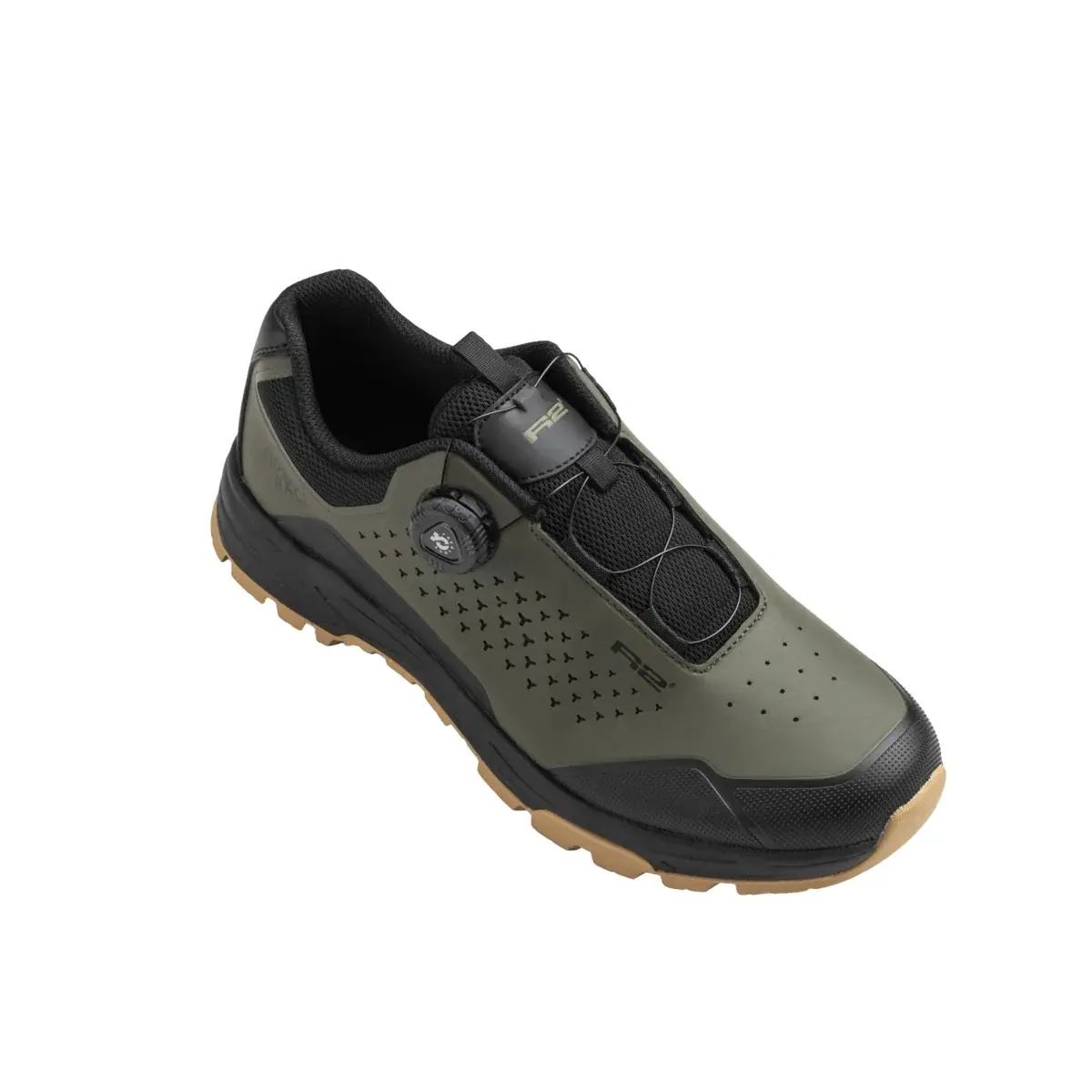 R2 Fahrradschuhe R2 FORTEX olivgrün, schwarz ATSH08D