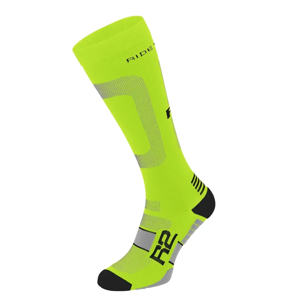 R2 Radsocken R2 Power limette, grau, schwarz