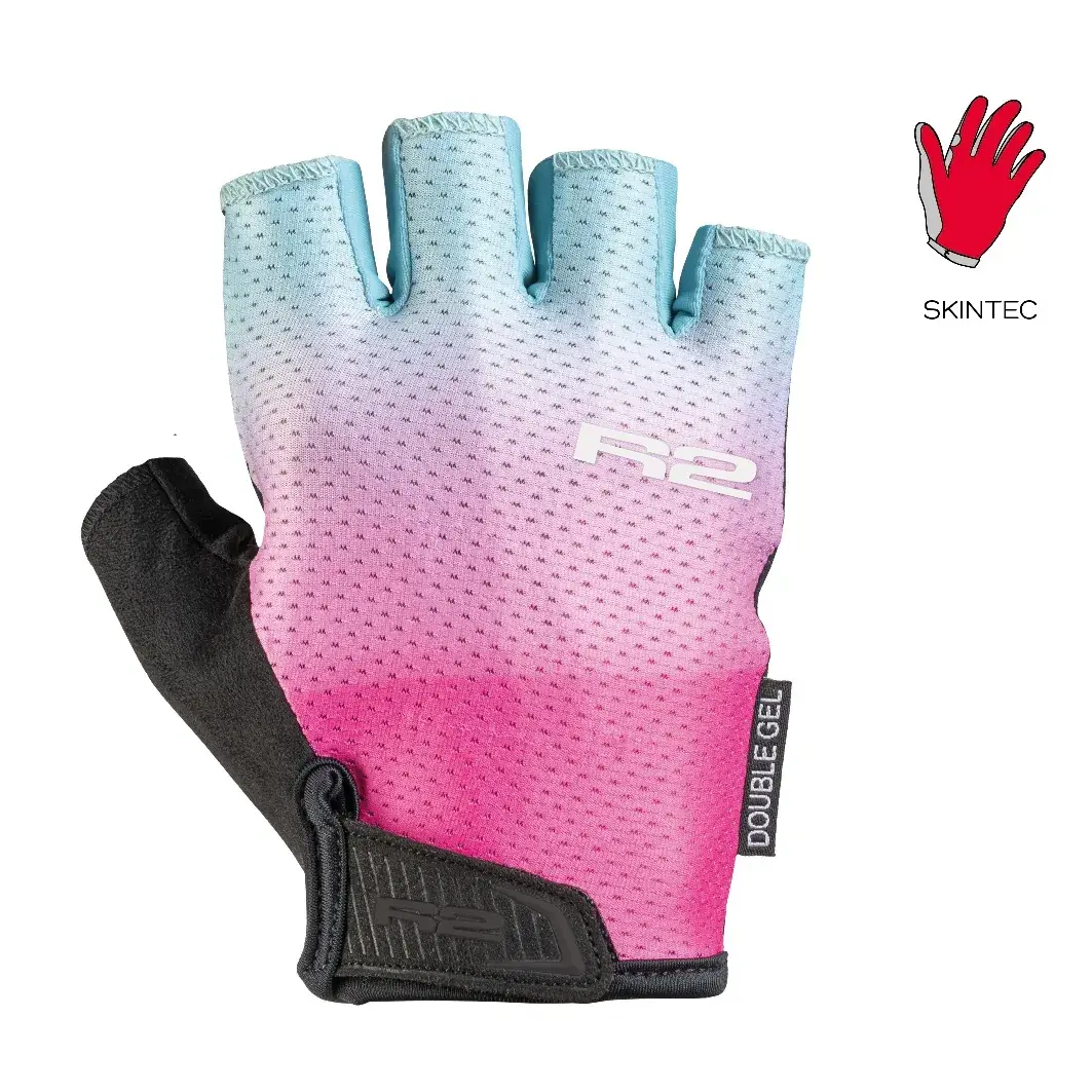 R2 Fahrradhandschuhe R2 Ombra 2.0 rosa, mint grün