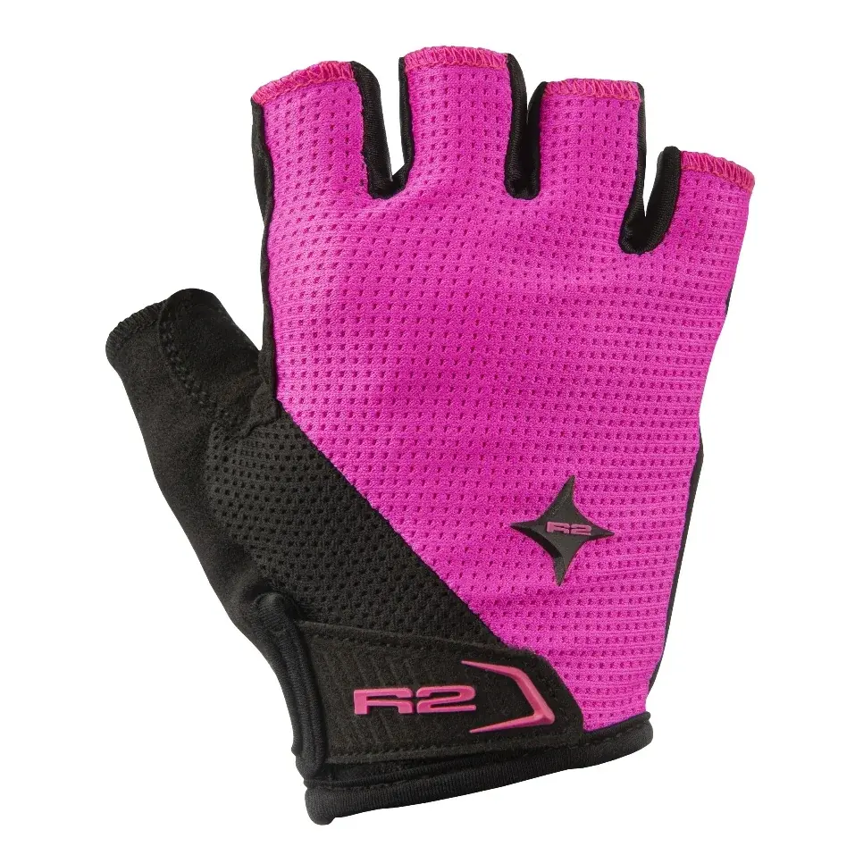 R2 Fahrradhandschuhe R2 Ribbon 2.0 schwarz, rosa