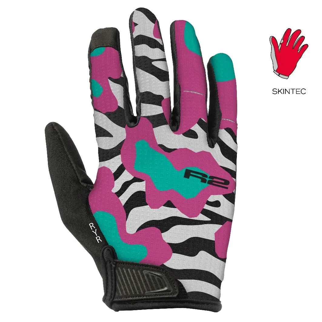 R2 Fahrradhandschuhe R2 Tanner 2.0 rosa, mint, weiß, schwarz