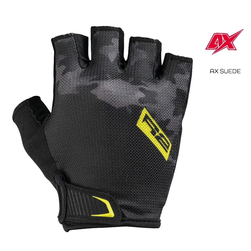 Fahrradhandschuhe R2 Vouk schwarz, grau kamo