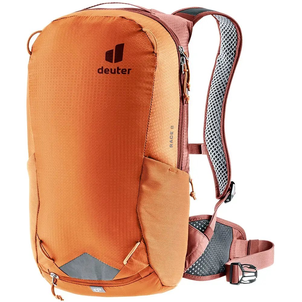 Cyklistický batoh Deuter Race 8L Chestnut/redwood