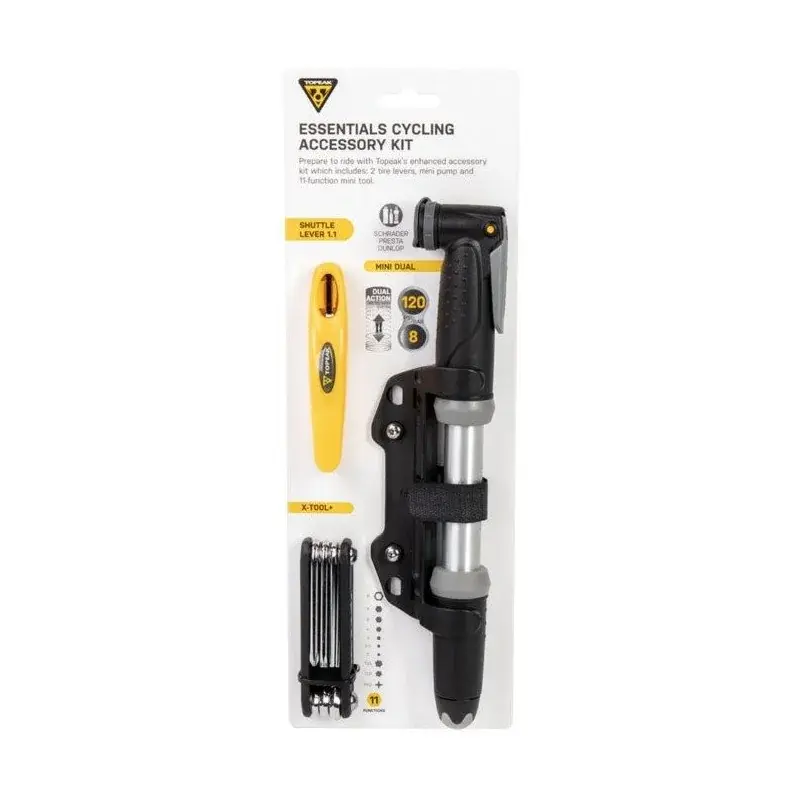 TOPEAK Fahrrad-Zubehörset TOPEAK Essential Accessorry kit