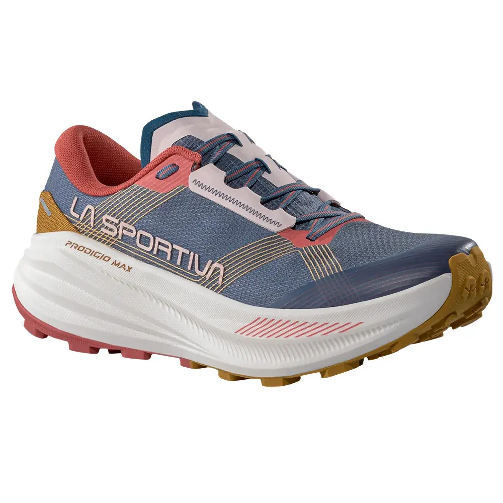 Damen-Laufschuhe La Sportiva Prodigio Max hurricane/mineral red