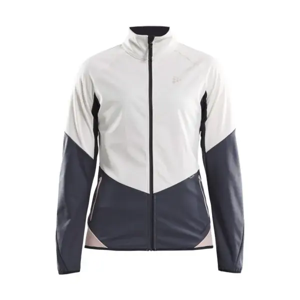 Damen-Softshelljacke mit Membran Craft Glide weiß/grau