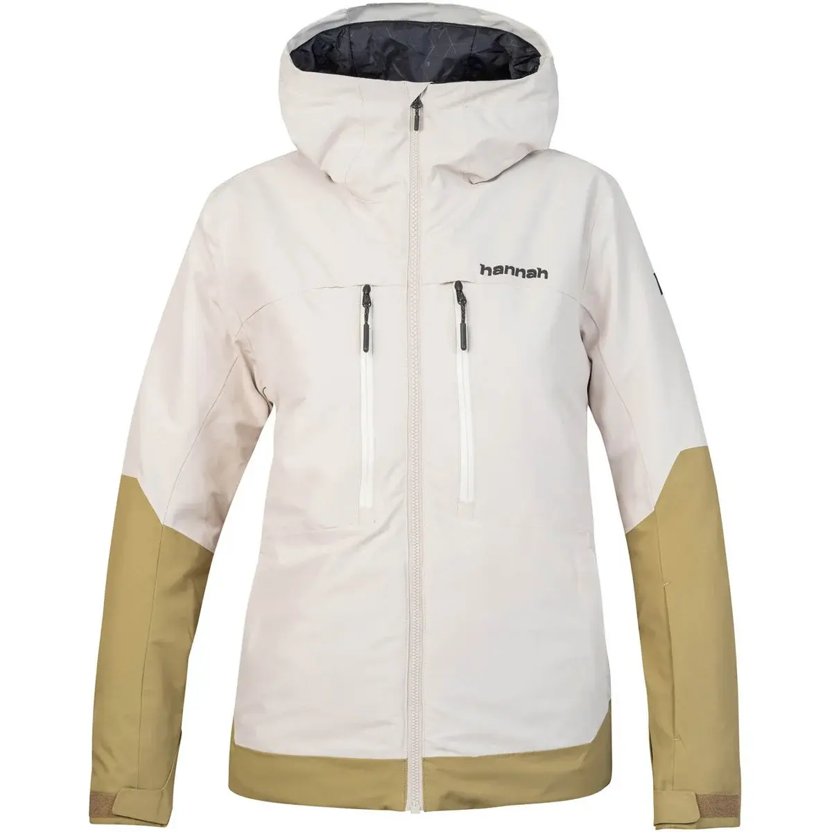 Damen-Skijacke Hannah Noren pelican/lizard