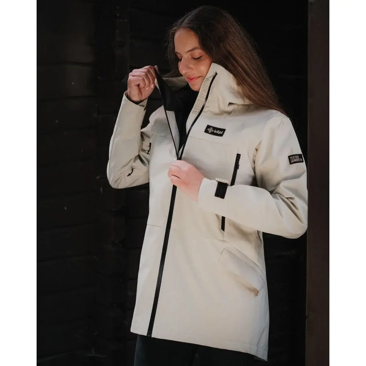 Damenjacke Kilpi AYRA-W beige