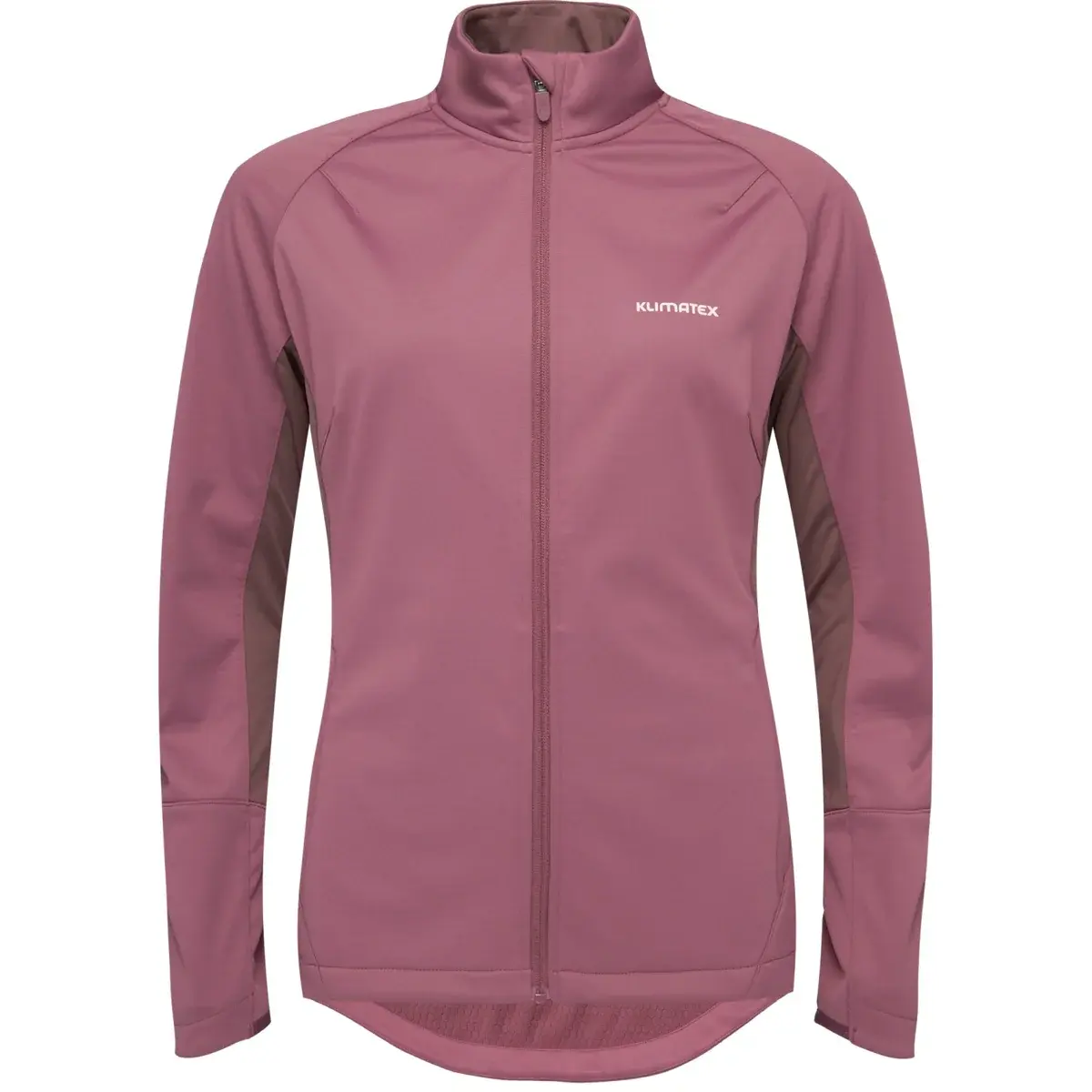 Damen-Softshelljacke Klimatex Akasha Weinrot/dunkelpurpur