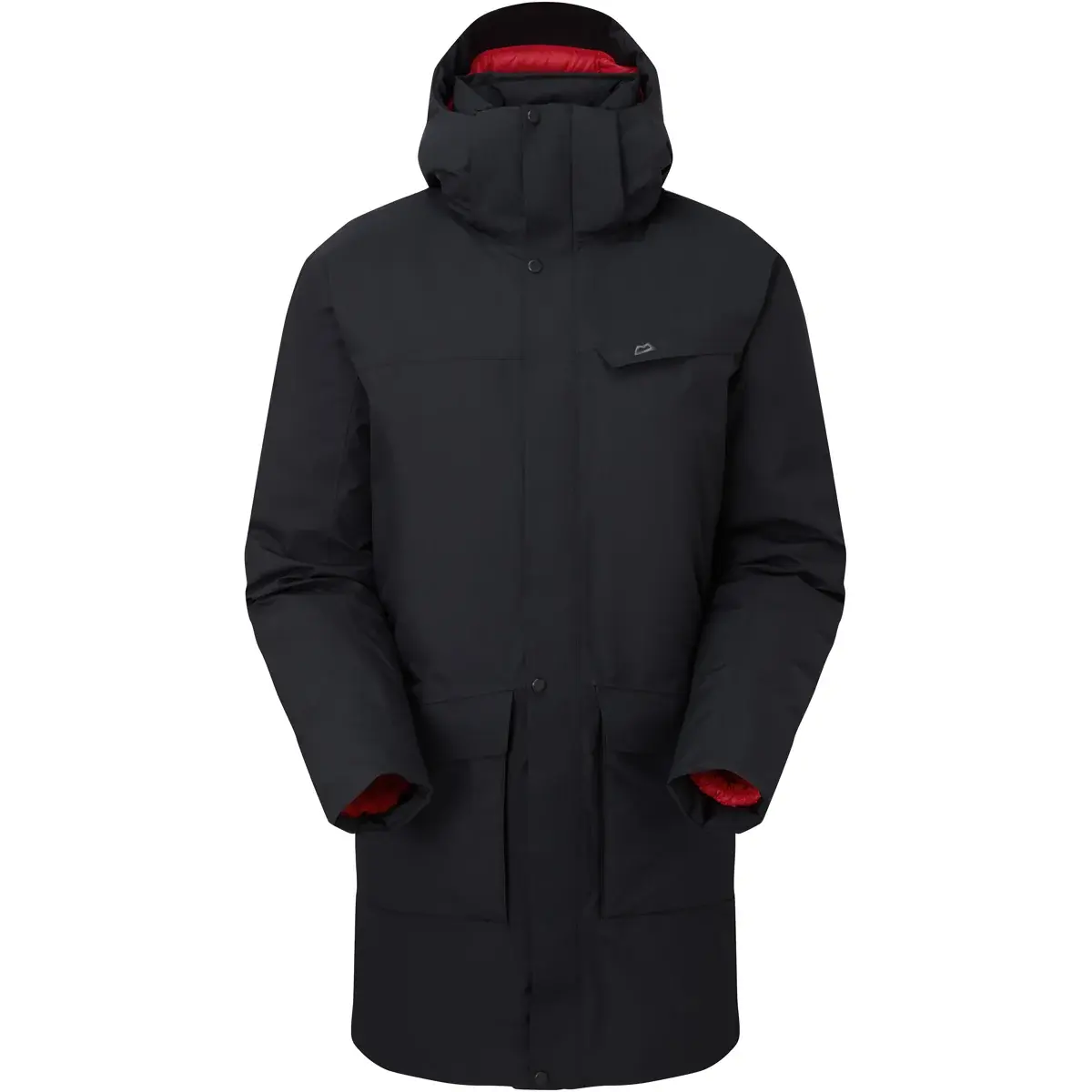 Lange Damen-Daunenjacke Mountain Equipment W's Altai Parka Black