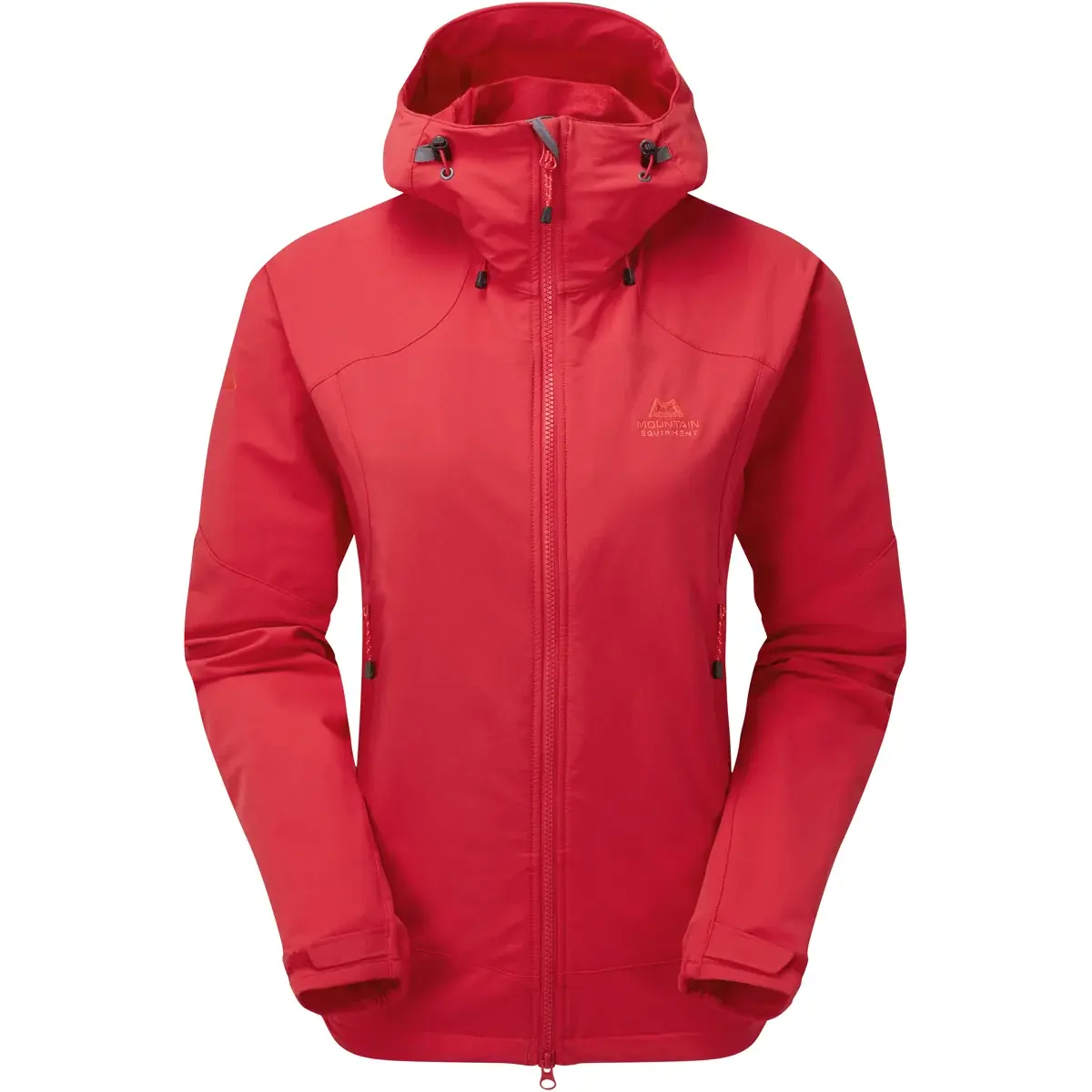 Damen-Softshelljacke Mountain Equipment W's Frontier Hooded Jacket Capsicum Red