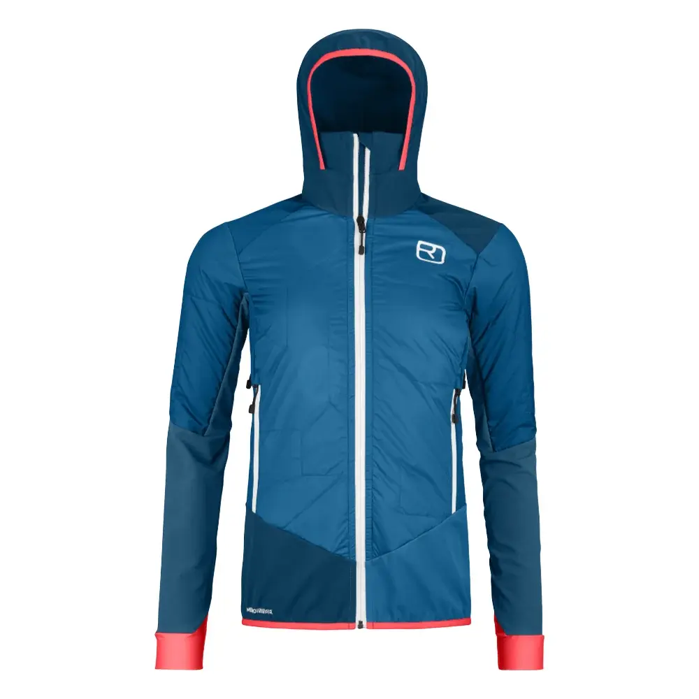 Ortovox Damenjacke Ortovox W's Col Becchei Hybrid Jacket Mountain Blue