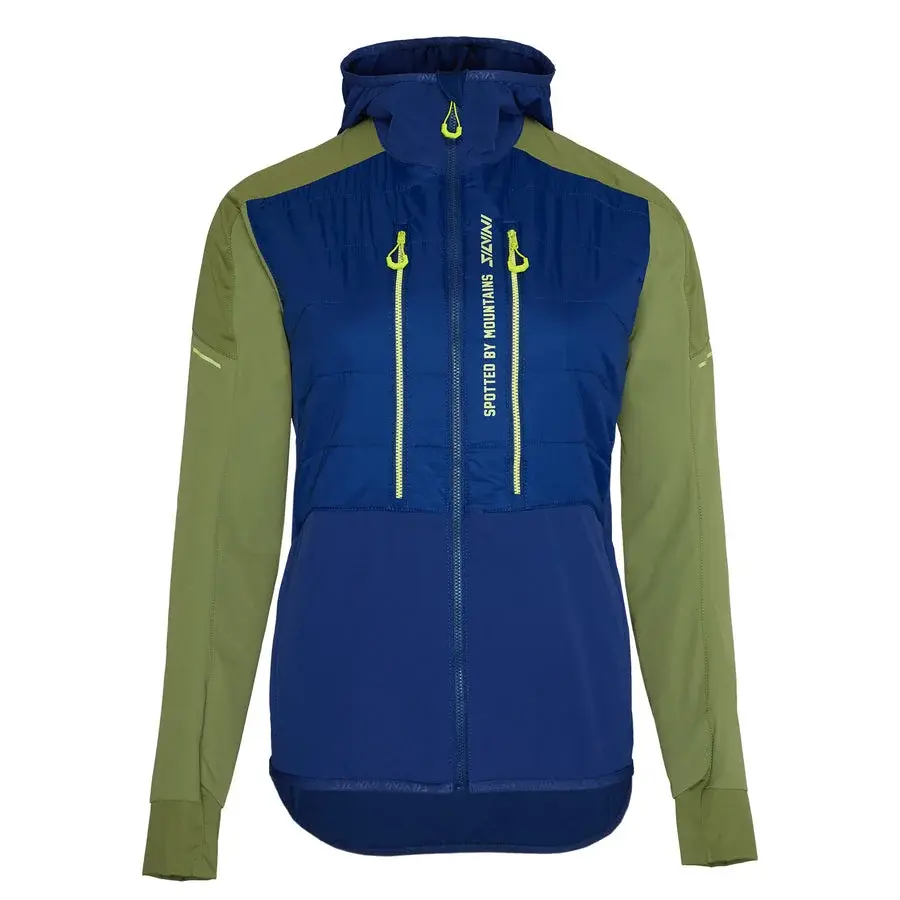 Damen-Skitourenjacke Silvini Aspirino navy-olive