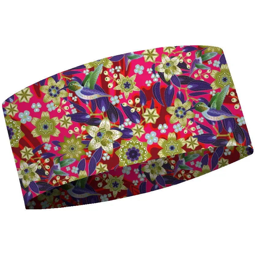 Dámská čelenka MATT C.Est.Coolmax Eco Headband Colibri tropicle