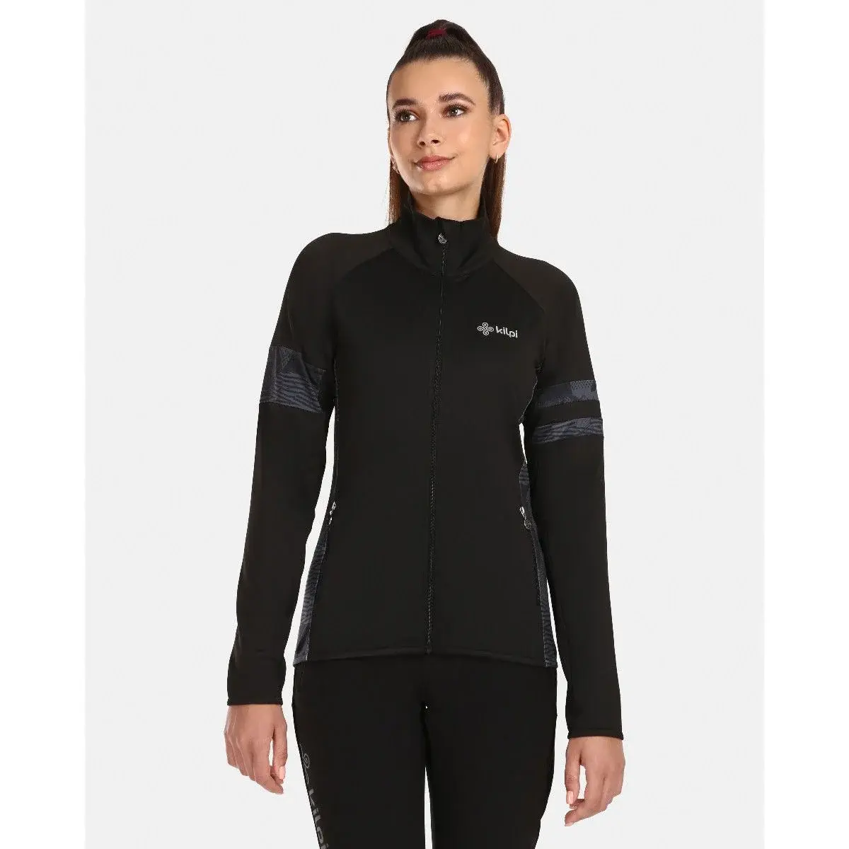 Elastisches Damen-Sweatshirt Kilpi Junie-W schwarz