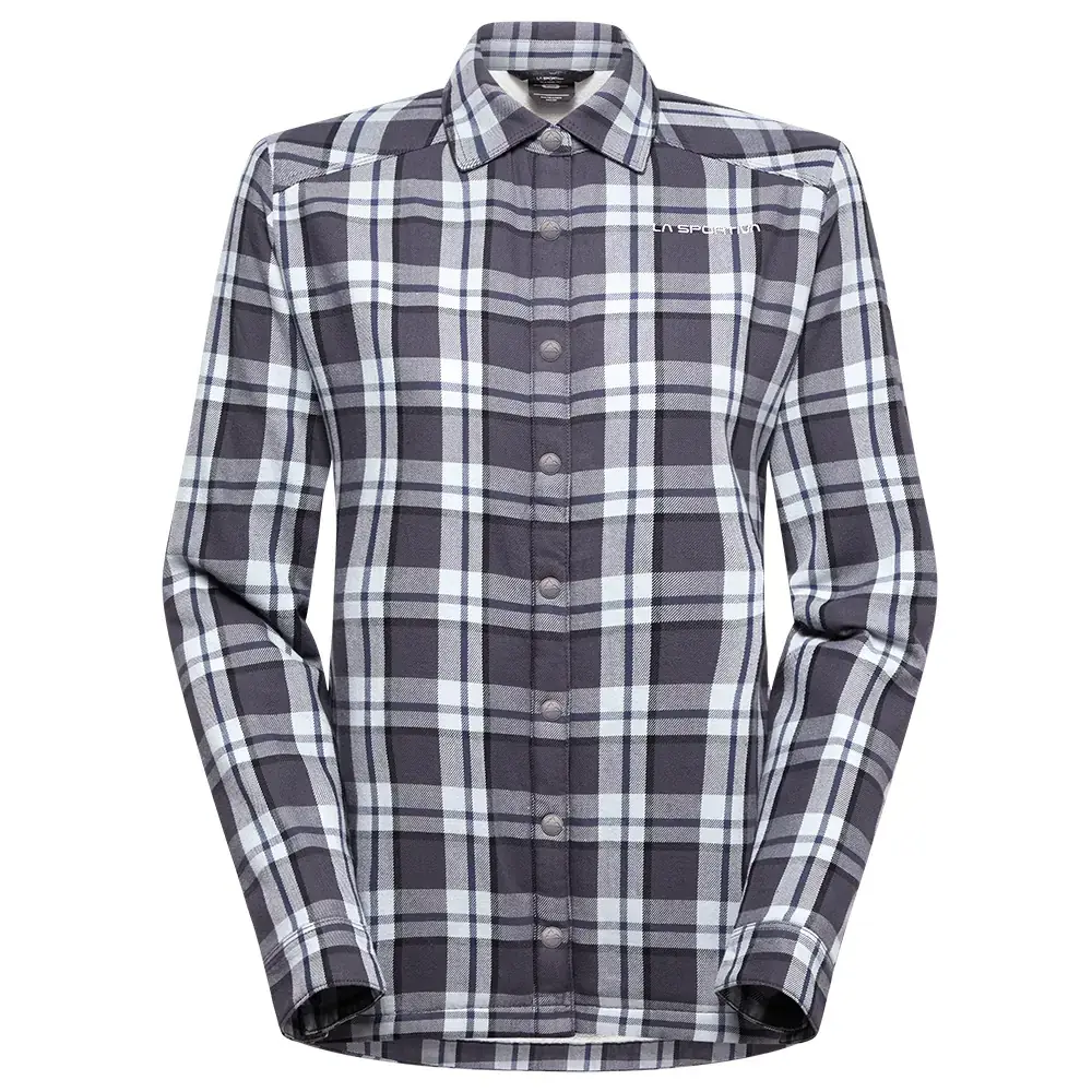 Damenbluse La Sportiva Rambler Lined Flannel Shirt onyx/chalk