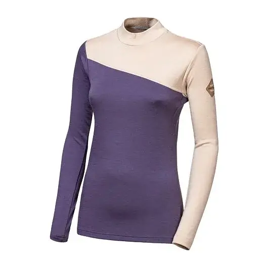 Damen-Sweatshirt Sensor MERINO EXTREME UP grape purple/beige
