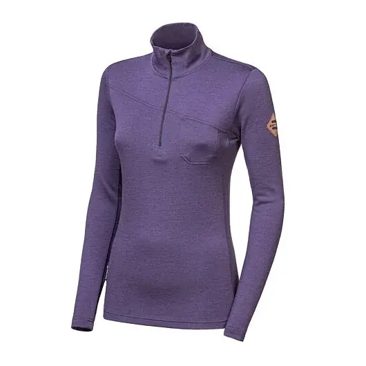 Sensor Damen-Sweatshirt Sensor MERINO EXTREME UP zip grape purple