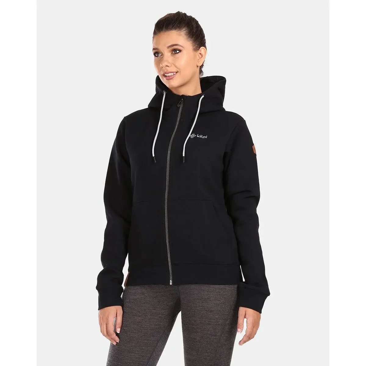 Damen-Baumwoll-Sweatshirt Kilpi Rajana-W schwarz