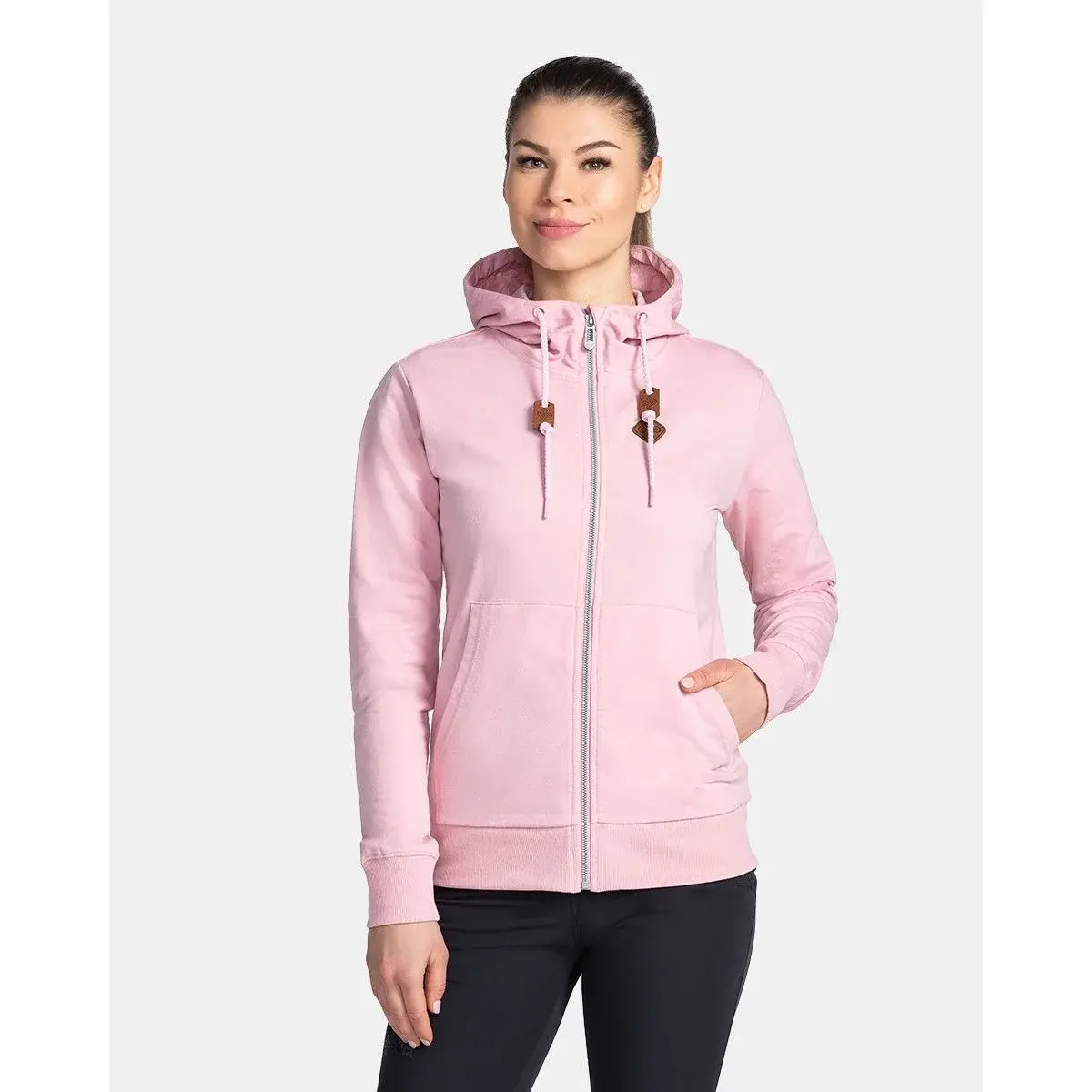 Dámská crewneck mikina Kilpi Tarali-W světle růžová