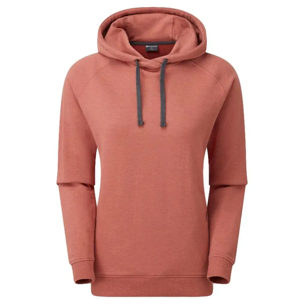 Montane Damen-Sweatshirt Montane Womens Off Limits Cotton Hoodie 2.0 Terracotta