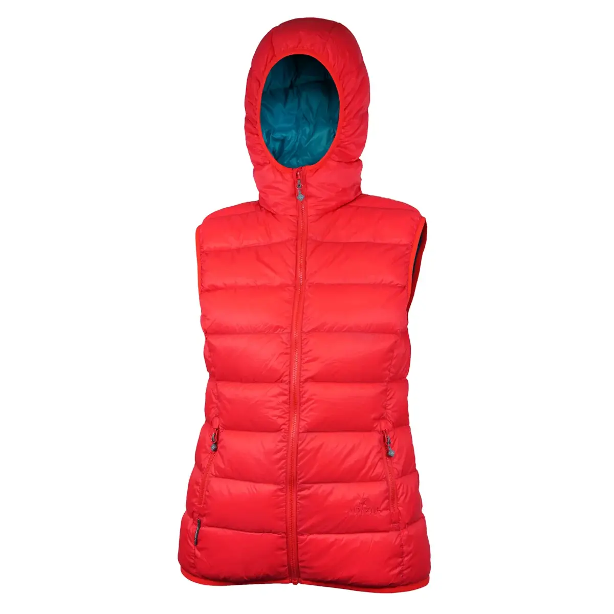 Warmpeace Damen-Daunenweste Warmpeace Yuba Lady Hibiscus/harbor blue