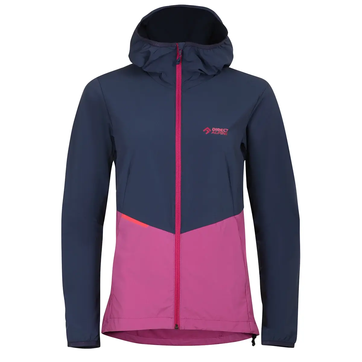 Damen-Softshelljacke Direct Alpine Brenta Lady navy/orchid