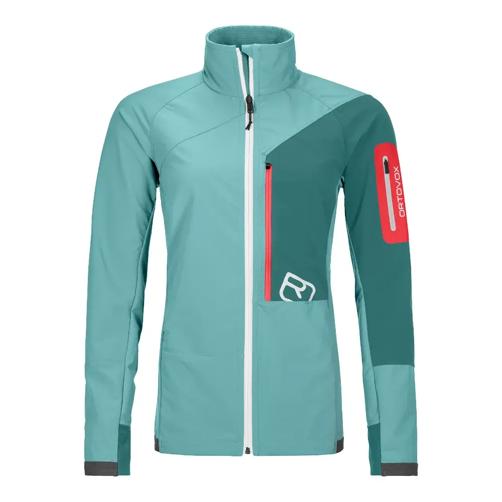Damen-Softshelljacke Ortovox W's Berrino Jacket Ice Waterfall