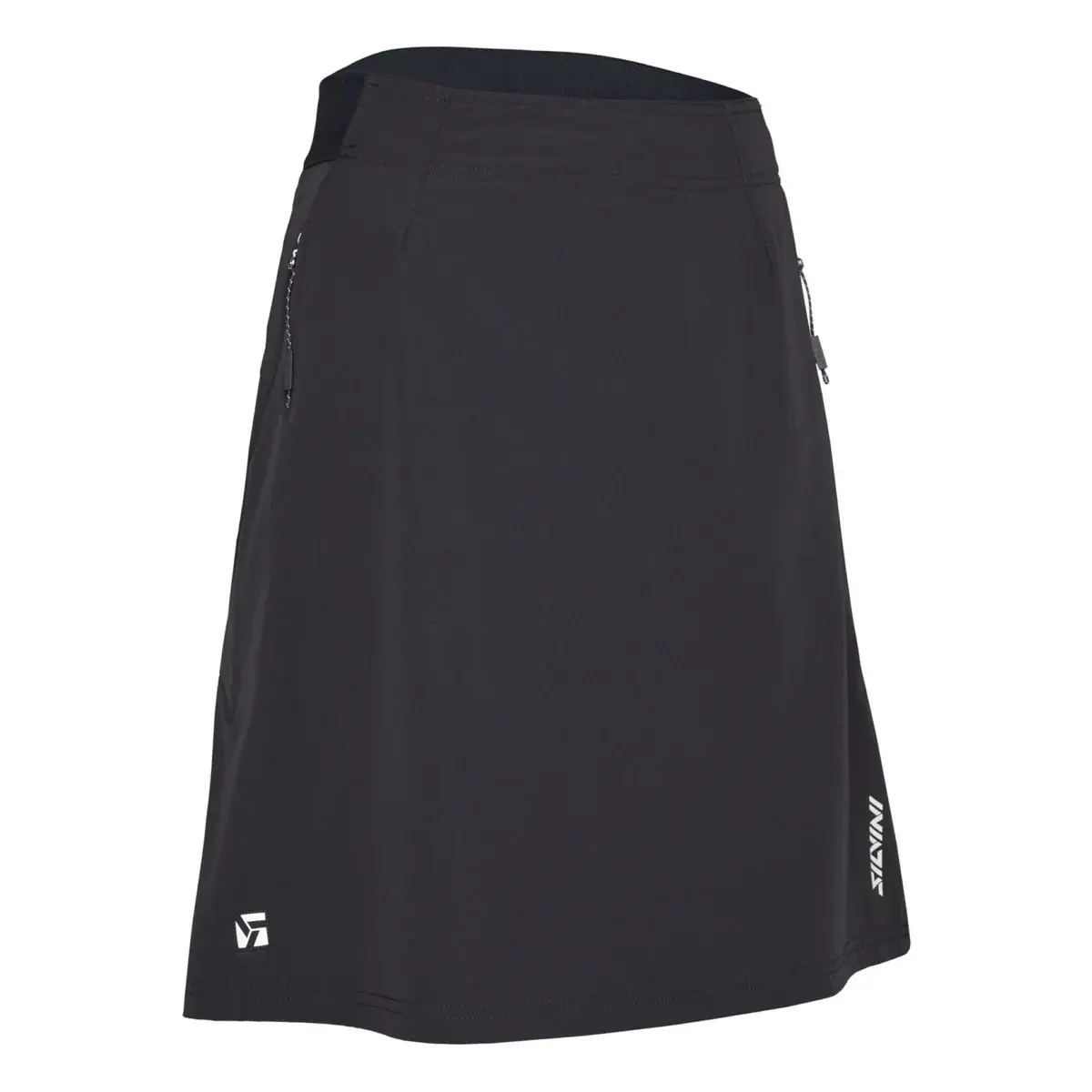 Silvini Damenrock Silvini WS2640 Gonnia black-grey