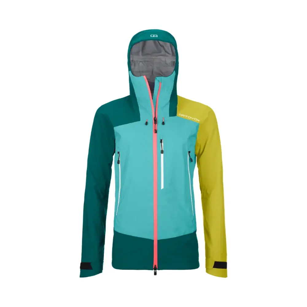 Dámská technická a horská bunda Ortovox W's Westalpen 3L Jacket Ice waterfall