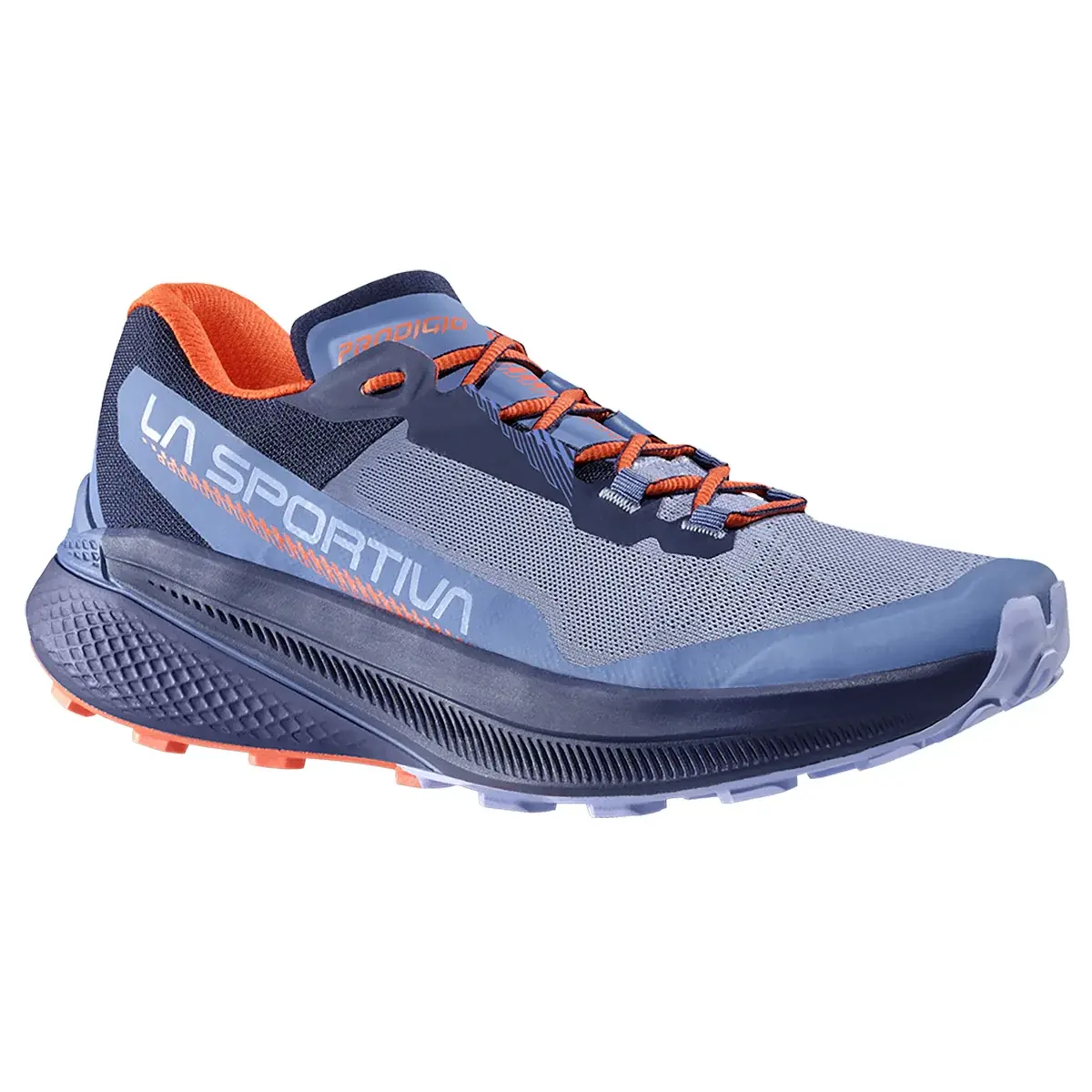 La Sportiva Damen-Trailrunningschuhe La Sportiva Prodigio Stone-Blue/Moonlight