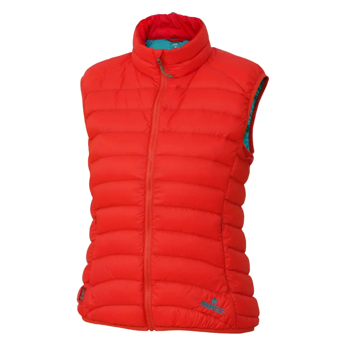 Warmpeace Damen-Daunenweste Warmpeace Swan Lady red/fresh blue